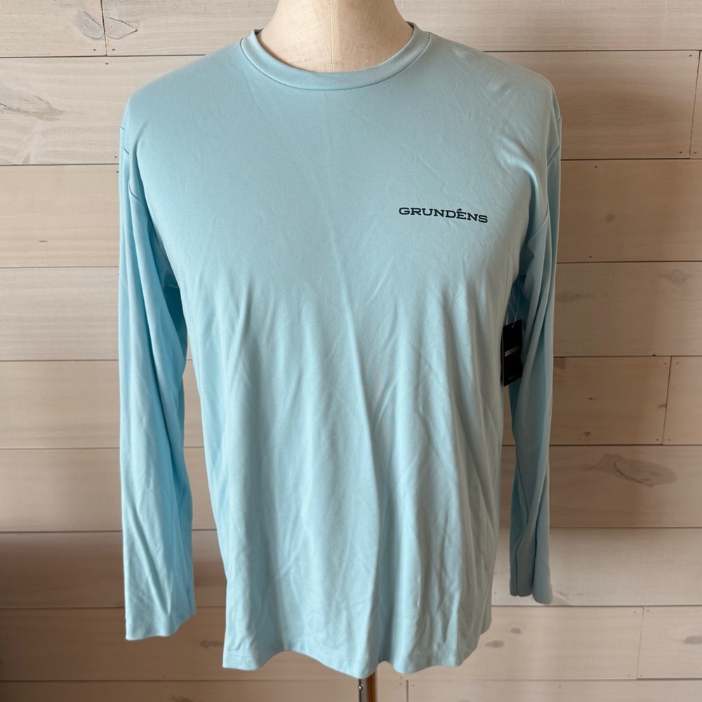 Men's Grundens Tech Tee LS - Anchor Down
